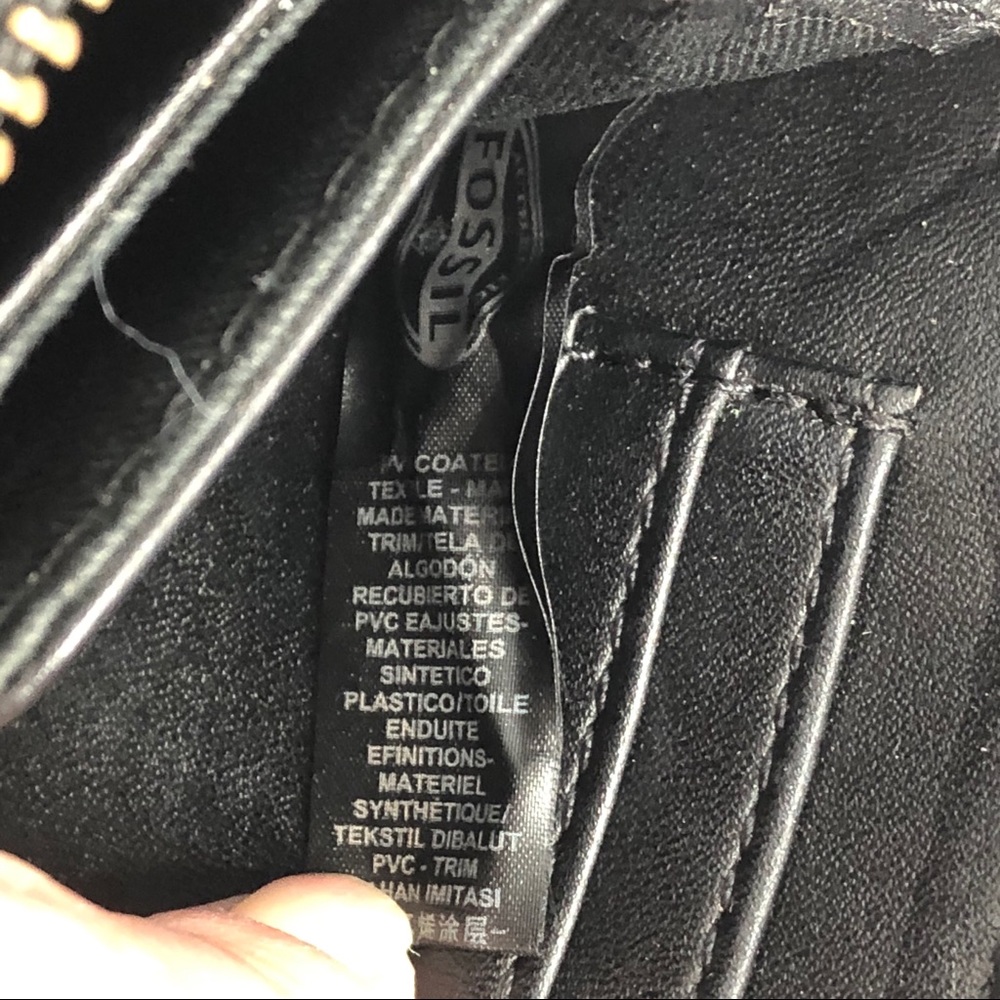 Fossil Zip Around Key Ring Geometric Wallet - image 5